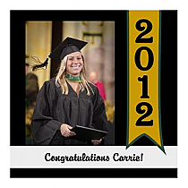 Best Wishes Small Square Graduation Labels