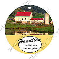 Farm Land Big Circle Food & Craft Hang Tag