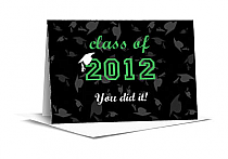 Hats Off Graduation Note Card