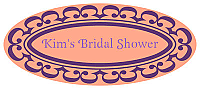 Monarch Large Oval Bridal Shower Label