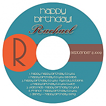 CD Token Birthday Labels