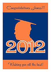 School Spirit Rectangle Graduation Labels