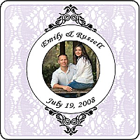 Venice Square Wedding Coaster