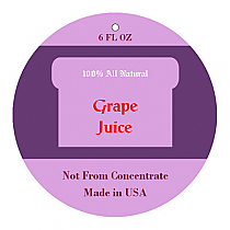 Grape Circle Canning Hang Tag 2x2