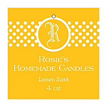 Regal Small Square Candle Hang Tag