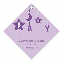 Mobile Baby Diamond Favor Tag