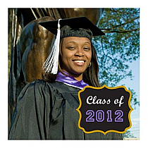 Drive Small Square Graduation Labels