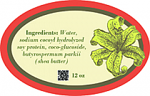 Energize Small Oval Bath Body Labels