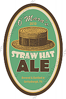 Straw Oval Bear Beer Labels