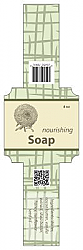 Soothing Soap Band Square Labels