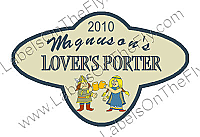 Lovers Collar Blue Beer Labels