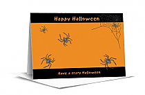 Spider Halloween Note Card