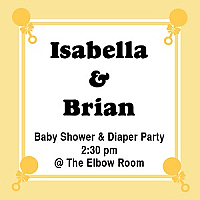 Childs Play Baby Square Baby Labels