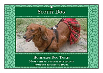 Horizontal Rectangle Pets Pattern Favor Tag 2.75x1.875