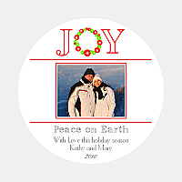 Joy Big Circle Label