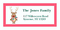 Little Reindeer Christmas Address Labels 2" x .875"