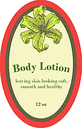 Energize Vertical Oval Bath Body Label