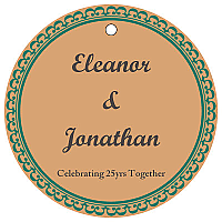 Monarch Anniversary Circle Hang Tags