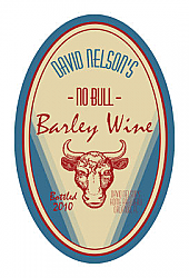 Bull Oval Beer Labels