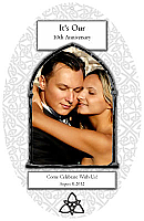 Celtic Anniversary Oval Hang Tag