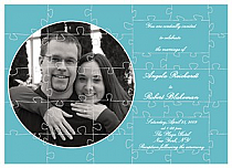 Memorable Small Invite Wedding Puzzle