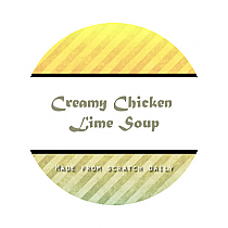 Sun Rays Circle Food & Craft Label