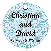 Serenity Circle Favor Tags