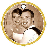 Memorable Circle Favor Tag