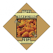 Corn Thanksgiving Diamond Labels 2x2