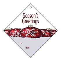 Diamond Group Ornaments To From Christmas Hang Tag