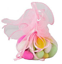 Organza Pull-String Favor Wraps Pink