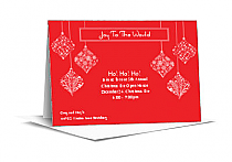 Deck The Halls Invitation Card