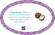 Refresh Oval Bath Body Favor Tag