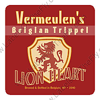 Lion Warm Square Beer Coasters