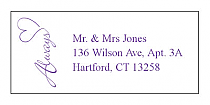 Always Swirly Address Wedding Labels