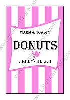 Custom Carnival Large Rectangle Food & Craft Label