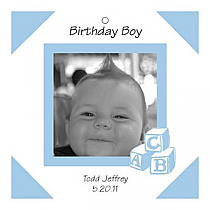 ABC Baby Square Baby Favor Tag