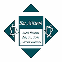 3-Star Diamond Bat Mitzvah Label