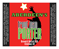 Front Man Square Text Beer Labels