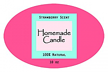 Vogue Candle Label Oval