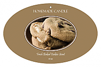 Fresh Baked Candle Hang Tag Oval