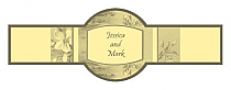 Realism Wedding Cigar Band Labels