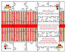 Sugar Large Invite Christmas Puzzle