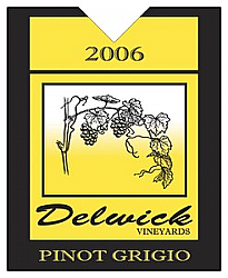 Tree Vertical Big Rectangle2 Wine Label 3.25x4