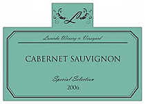 Striped Rectangle Wine Label 4.25x3