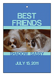 Rectangle Pets Friend Favor Tag 1.875x2.75