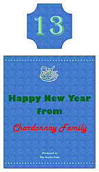 New Year Party Family Labels 2.5x4.5