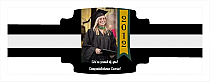 Best Wishes Graduation Buckle Cigar Band Labels