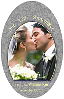 Old World Anniversary Oval Hang Tag