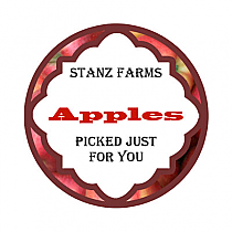 Apple Dumpling Circle Food & Craft Label